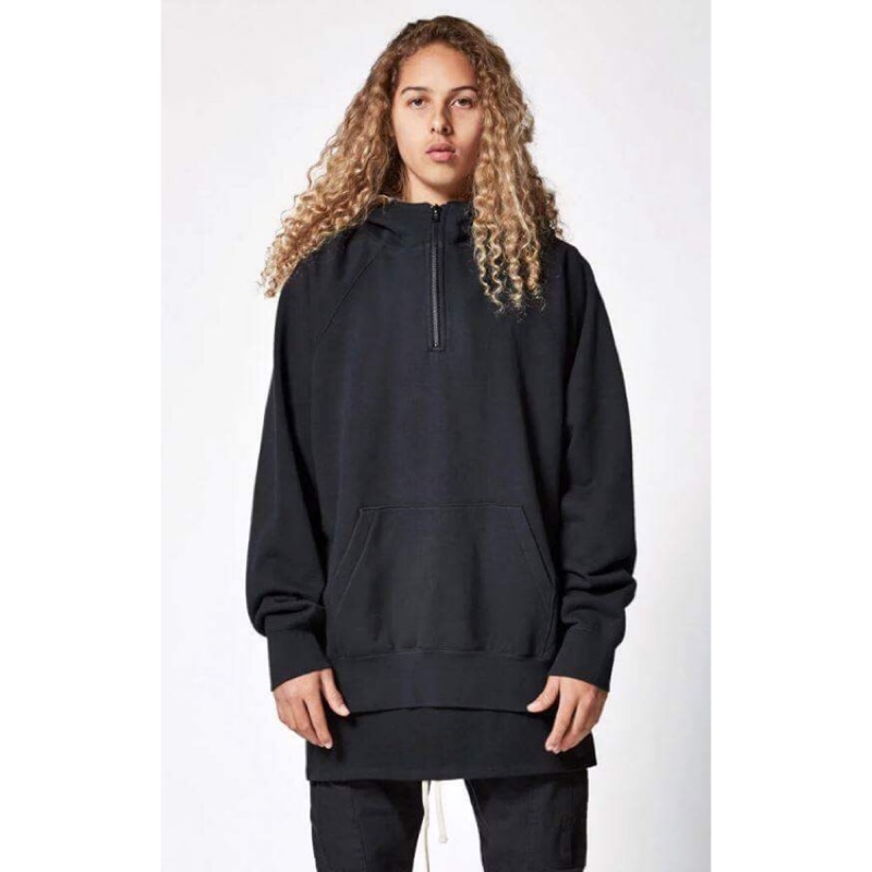 FOG - Fear Of God Essentials Half Zip Pullover Hoodie pacsun