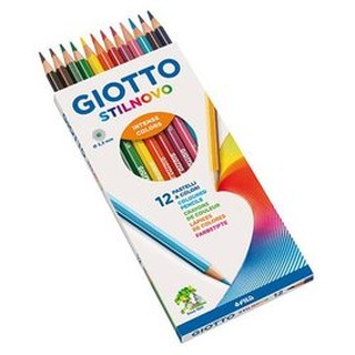 【義大利 GIOTTO】STILNOVO 學用六角彩色鉛筆(12色)