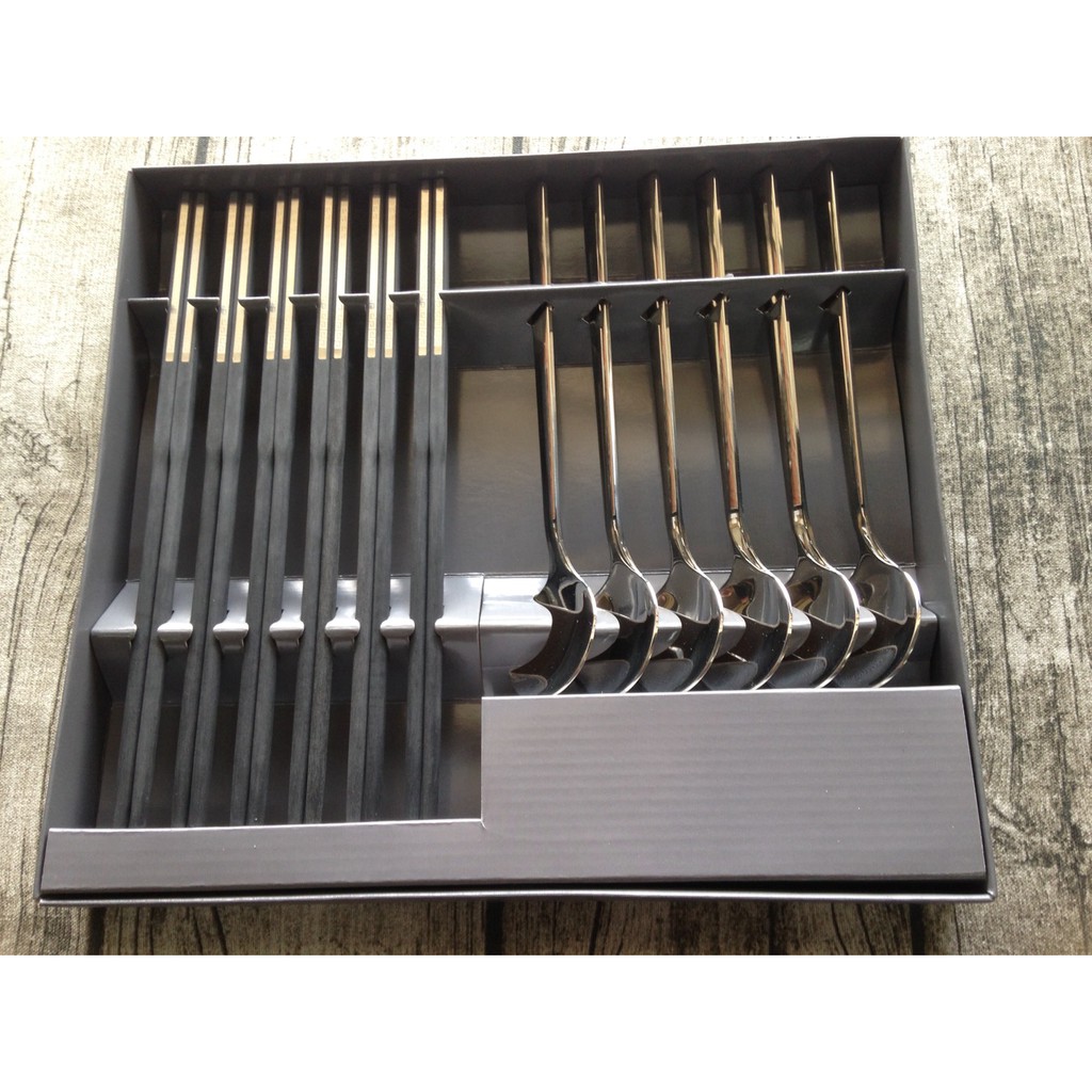 WMF Chopsticks-Set 12-teilig 中式筷子湯匙組12件套 6組