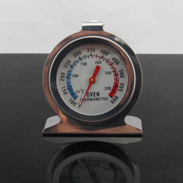 【潔西卡烘培】J050 白鐵烤箱內溫度計 烤箱溫度計 指針溫度計 (紙卡包裝) 不鏽鋼烤箱溫度計