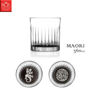 【義大利RCR】 MAORI 360mL 無鉛水晶玻璃杯 威士忌杯 雞尾酒杯 飲料杯 兩款任選