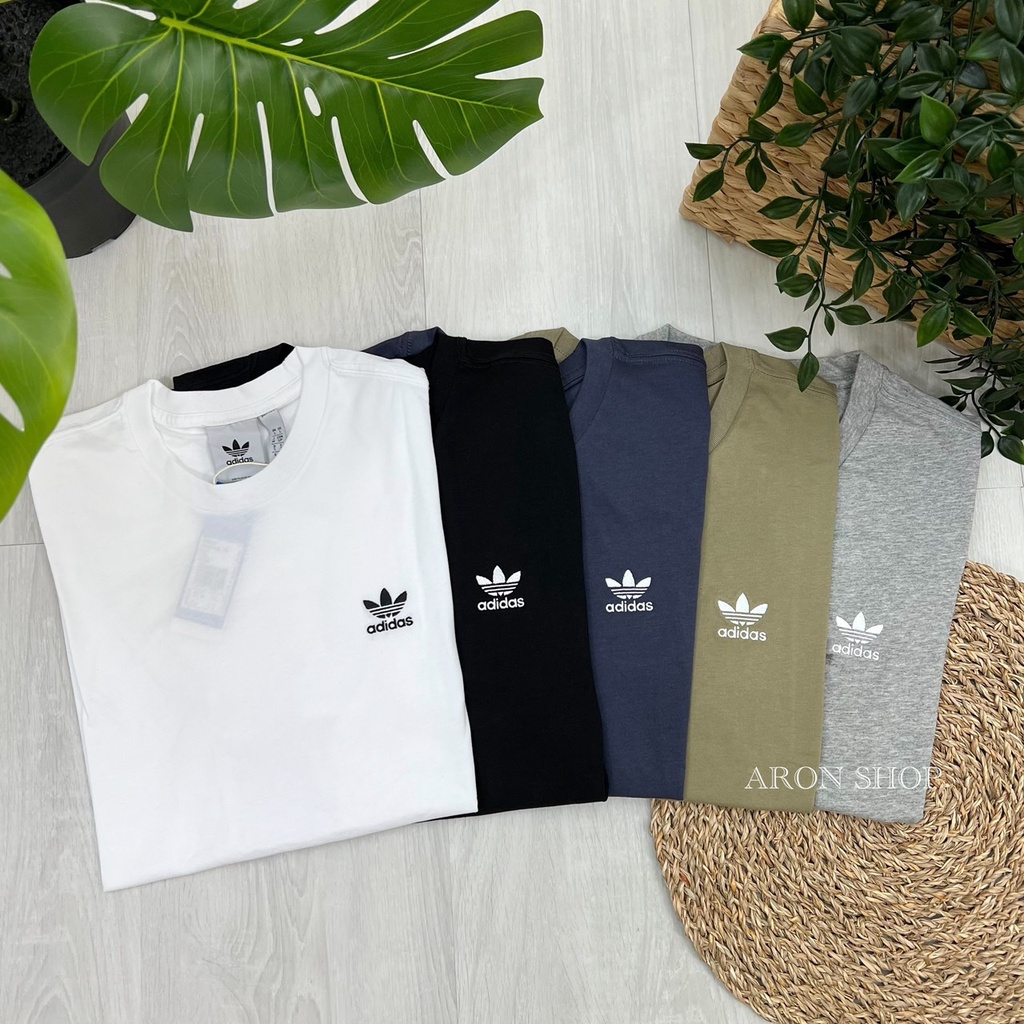 𝘼𝙍𝙊𝙉𝙎𝙃𝙊𝙋 ® Adidas 短袖 | Originals系列 小logo 刺繡款 T恤 素色 愛迪達短袖