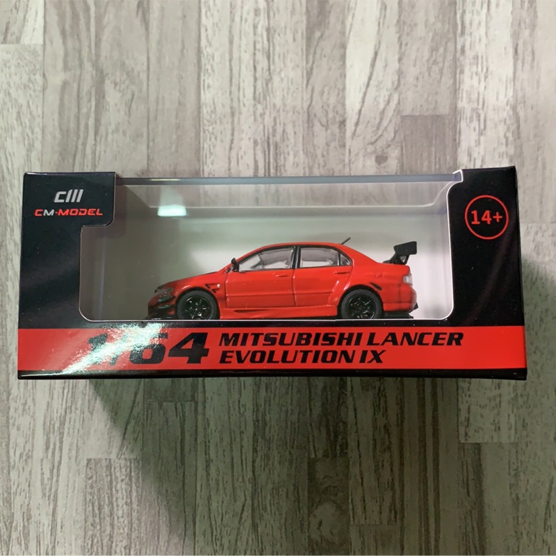 Cm Model 1 64 三菱mitsubishi Lancer Evolution 9 Evo 1 64 Te37 蝦皮購物