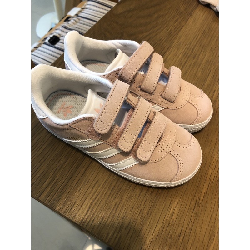 Adidas gazelle 童鞋 粉色