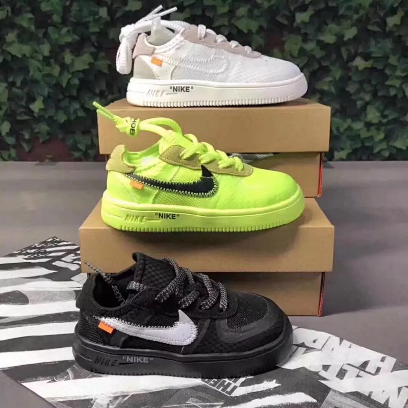 kids off white nike