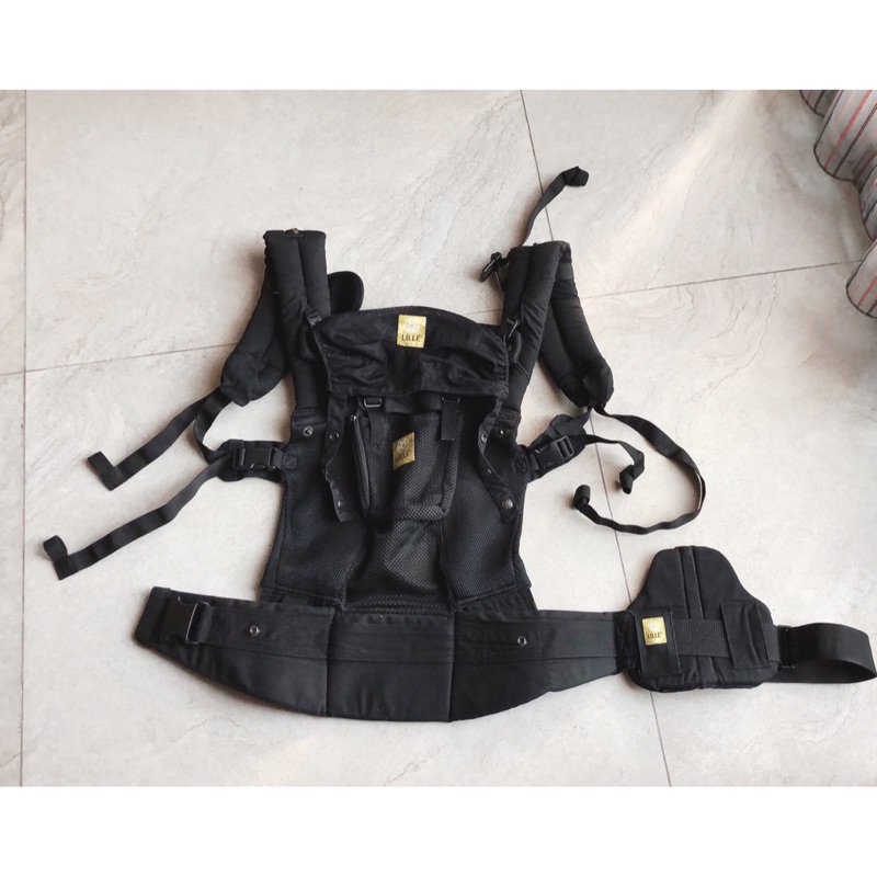 美國 Lillebaby 3D 透氣款背巾 黑 機能性嬰兒背巾