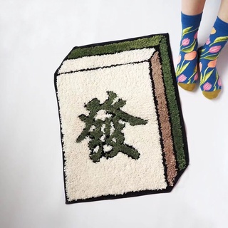 【NEO嚴選-超商限時免運】DDP原創超厚發財麻將家用床邊臥室ins地毯浴室吸水防滑腳墊可機洗