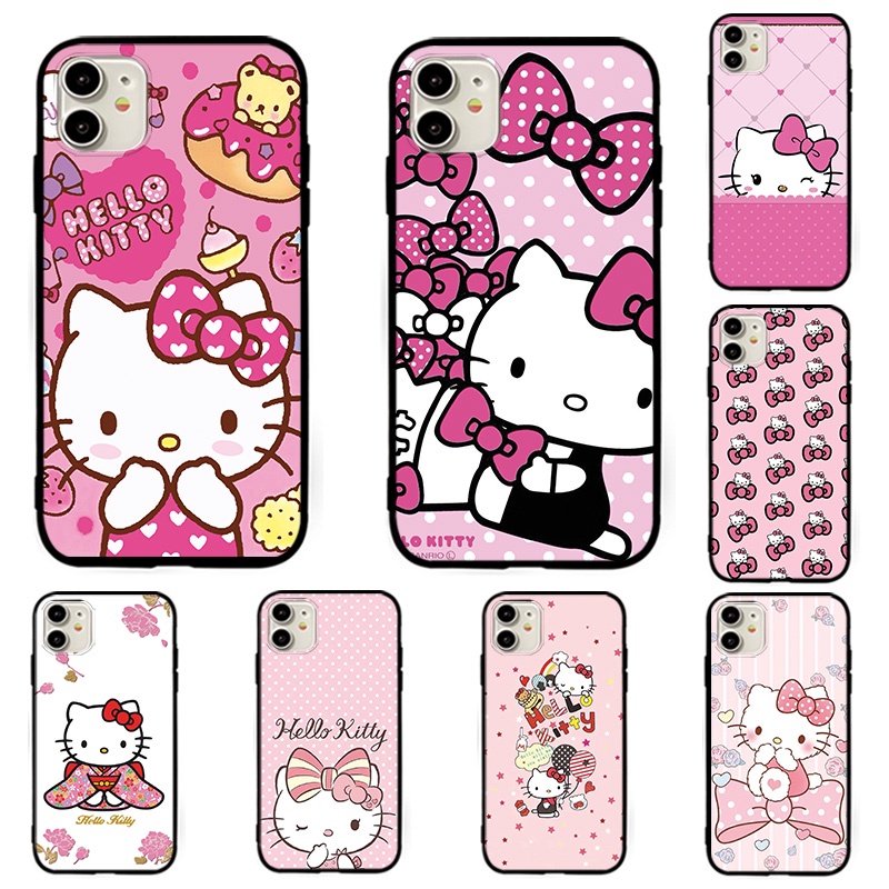 Oppo A5 A9 A31 A91 2020 手機殼矽膠套軟 TPU 手機殼 Hello Kitty