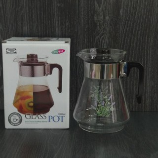 厝邊-臺灣製亞美 冷熱兩用 玻璃壺1000/1500/2000CC