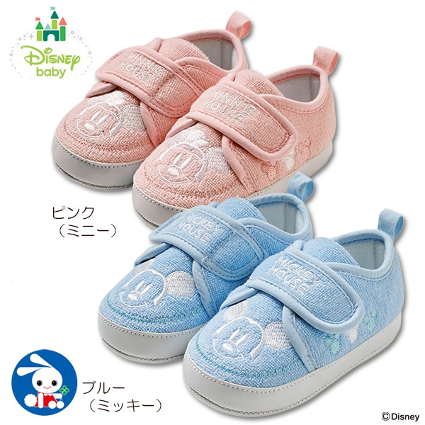 PinkLoveJapan~日本購回~西松屋 迪士尼 米妮/米奇 室內 學步鞋 寶寶鞋 新生兒鞋