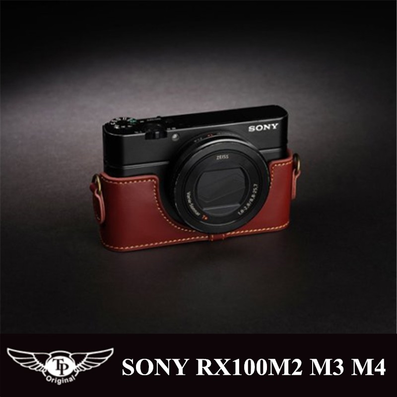 Tp Original 相機皮套真皮底座sony Rx100 M2 M3 M4 M5 M5a Rx100m5a 蝦皮購物