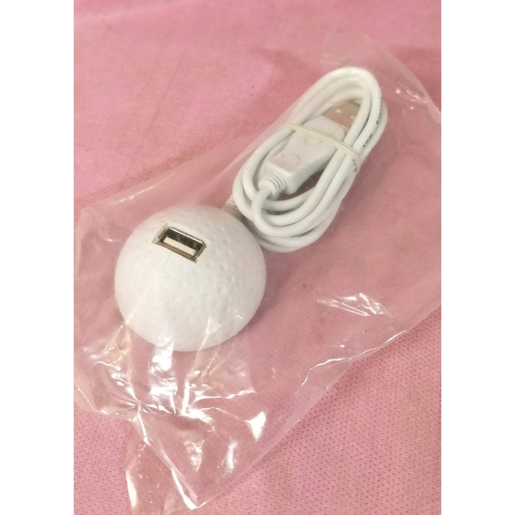 高爾夫球 水滴 造型 USB cable 延長線 延長座