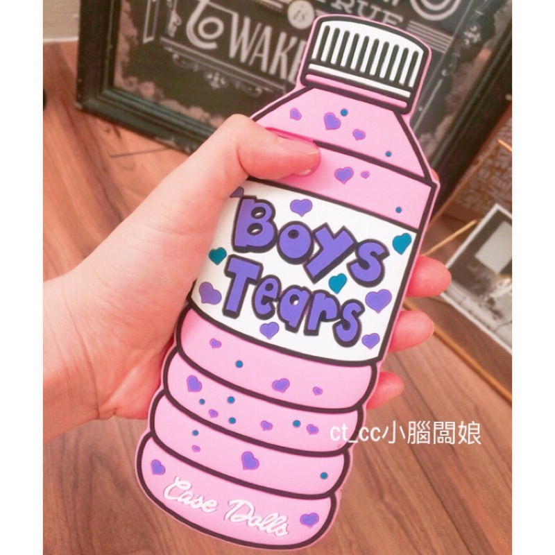 [ct_cc小腦闆娘］韓國粉色飲料礦泉水冰棒iPhone7手機殼6PLUS矽膠防摔軟殼
