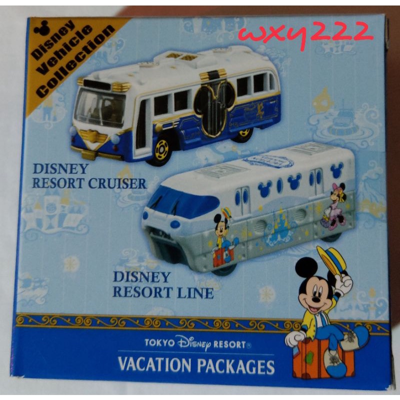Tomica VACATION PACKAGES DISNEY RESORT 迪士尼樂園 飯店 住宿 限定 米奇 巴士