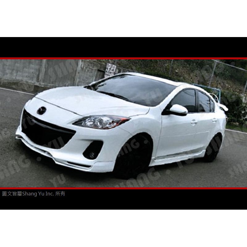 MAZDA 3 馬自達 3 5D 4D 前下巴 2010 2011 2012 2013 2014