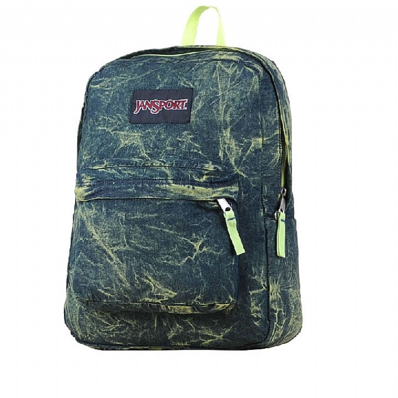 Jansport STORMY WEATHER 丹寧風格後背包(25L) 丹寧綠(JS43007-J1X2)