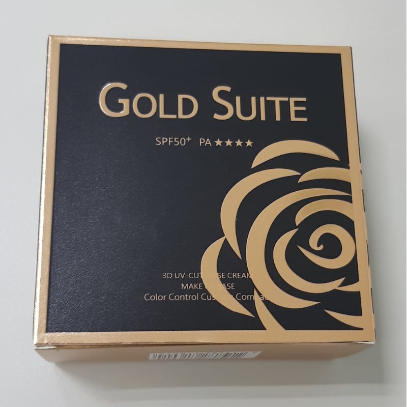 GOLD SUITE 粉光彩修臉氣墊粉餅 奢華黑盒版 全新