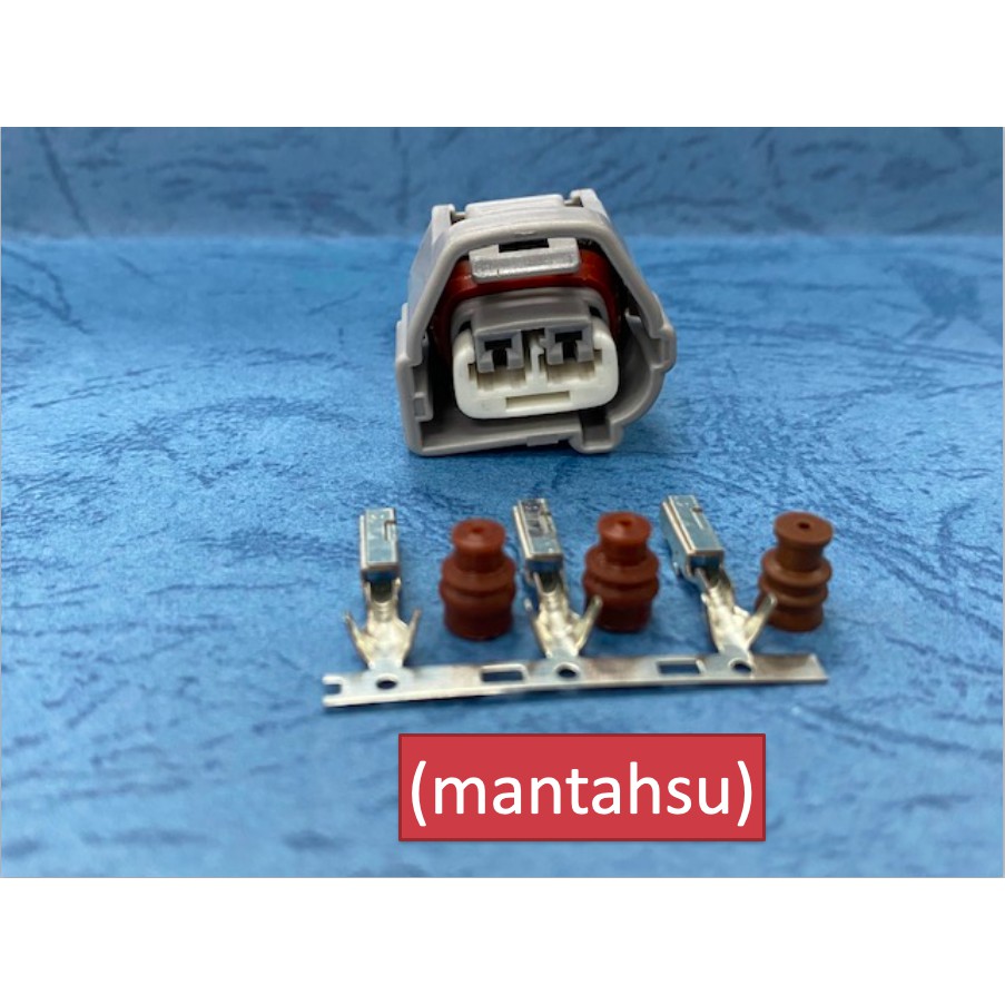 (mantahsu)2P Suzuki Cam/Crank 角度位置感知器 兩孔防水母頭＋母端子+ 防水栓