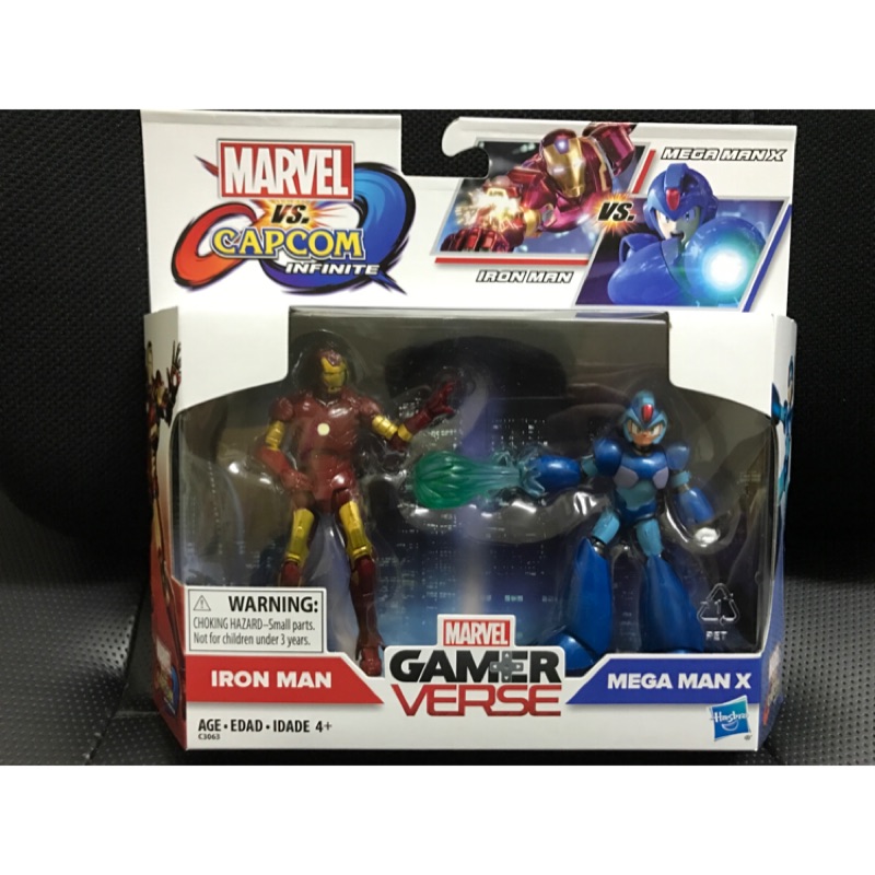（卡司 正版現貨！）MARVEL 漫威 3.75吋 鋼鐵人 + 洛克人 雙人包