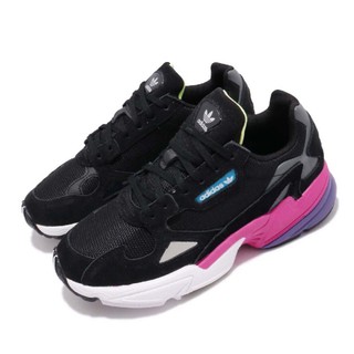 🏀小飛人潮流🏀 ADIDAS ORIGINALS FALCON 復古 休閒 老爹鞋 女鞋 黑紫 CG6219