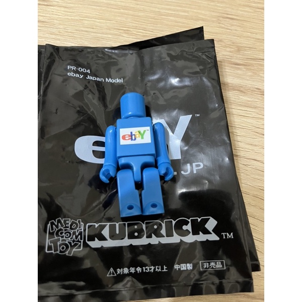 日本 現貨 非賣品 MEDICOM TOY KUBRICK EBAY 聯名 小積木人 公仔 庫柏力克熊