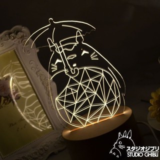 R.A Design 3D LED 小夜燈 美國設計師 撐傘 龍貓 【原價1280元】 迪士尼 吉卜力 宮崎駿 日本東京