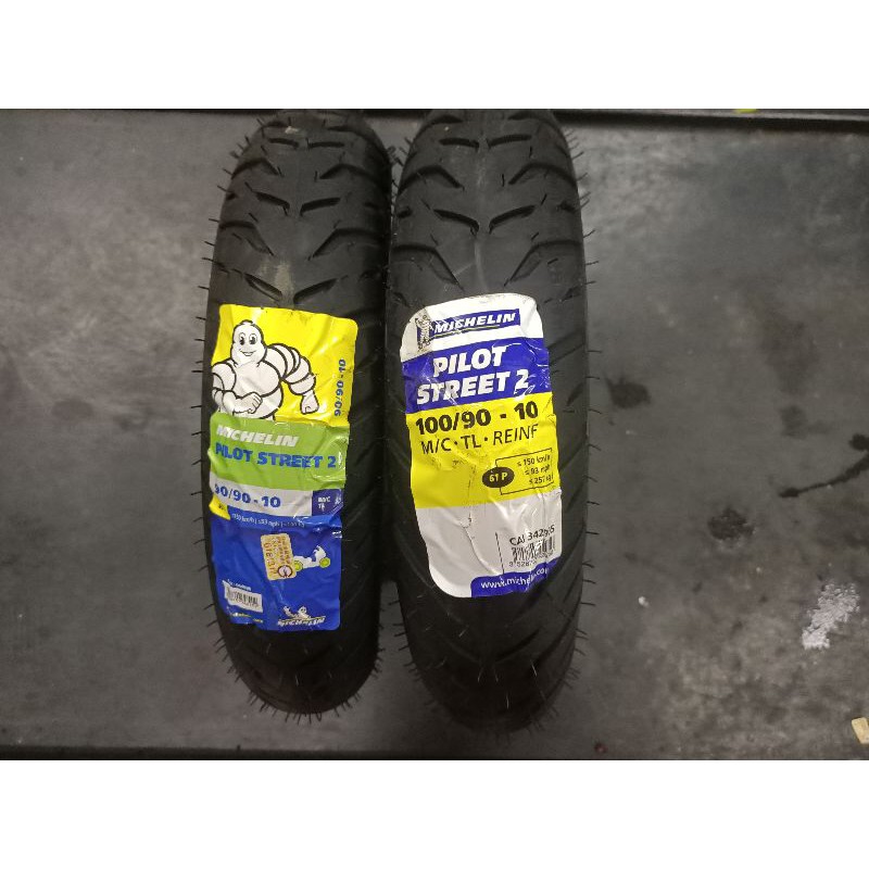 ミシュランタイヤ PILOT 臨める STREET2 90/90-10 新品未使用