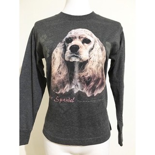 美國製 fullbox cocker spaniel 西班牙長耳獵犬長袖棉T 全棉T恤