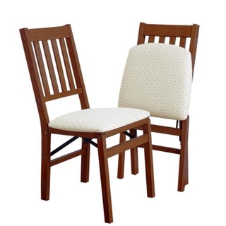 Stakmore 簡約實木摺疊椅 果木色 / 咖啡木色 椅子 折疊椅 #116613