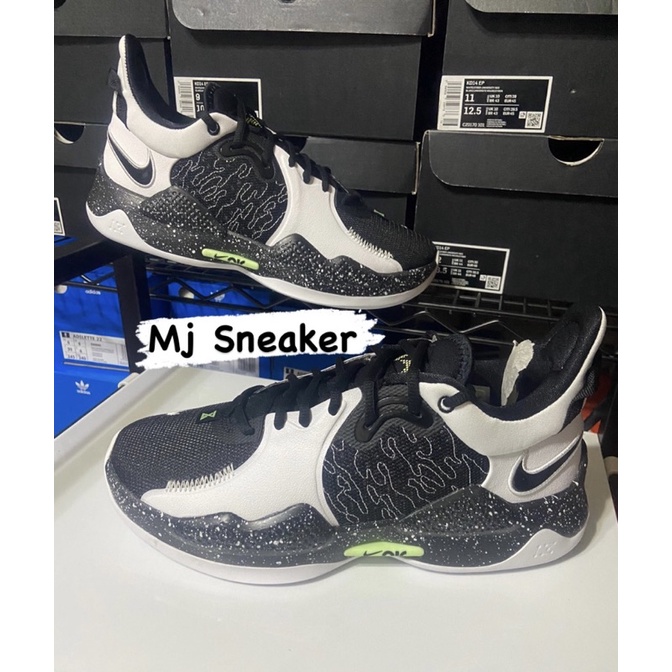 🏀Mj Sneaker 👟 NIKE Pg5 耐磨底 全掌氣墊 黑白 殺人鯨配色 CW3146600