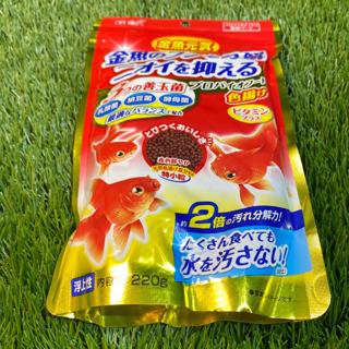 水族最便宜 金魚飼料gex金魚元氣健康揚色飼料 善玉菌配方 蝦皮購物