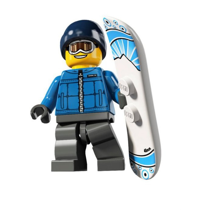 ||一直玩|| LEGO 5代人偶 8805 #16 雪板選手 Snowboarder Guy