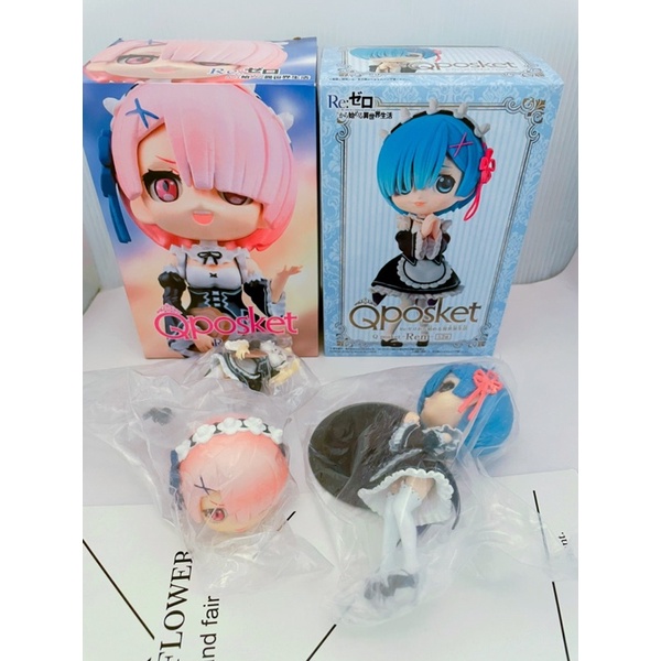 [無證拆盒不拆袋] Re:ゼロから始める異世界生活 Re從零開始的異世界生活 Re:Zero 雷姆 拉姆 Qposket