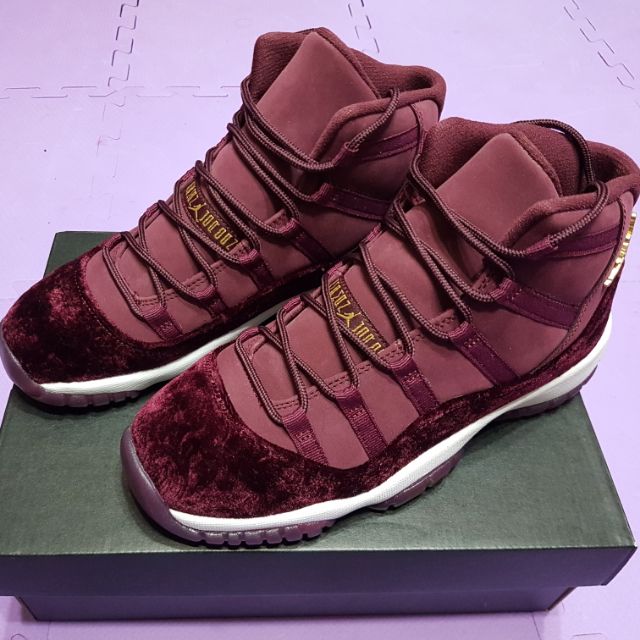 jordan 11 velvet red