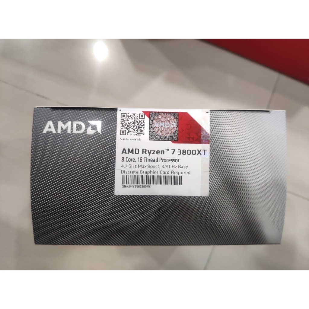 AMD Ryzen 7 3800XT處理器(全新未拆封)