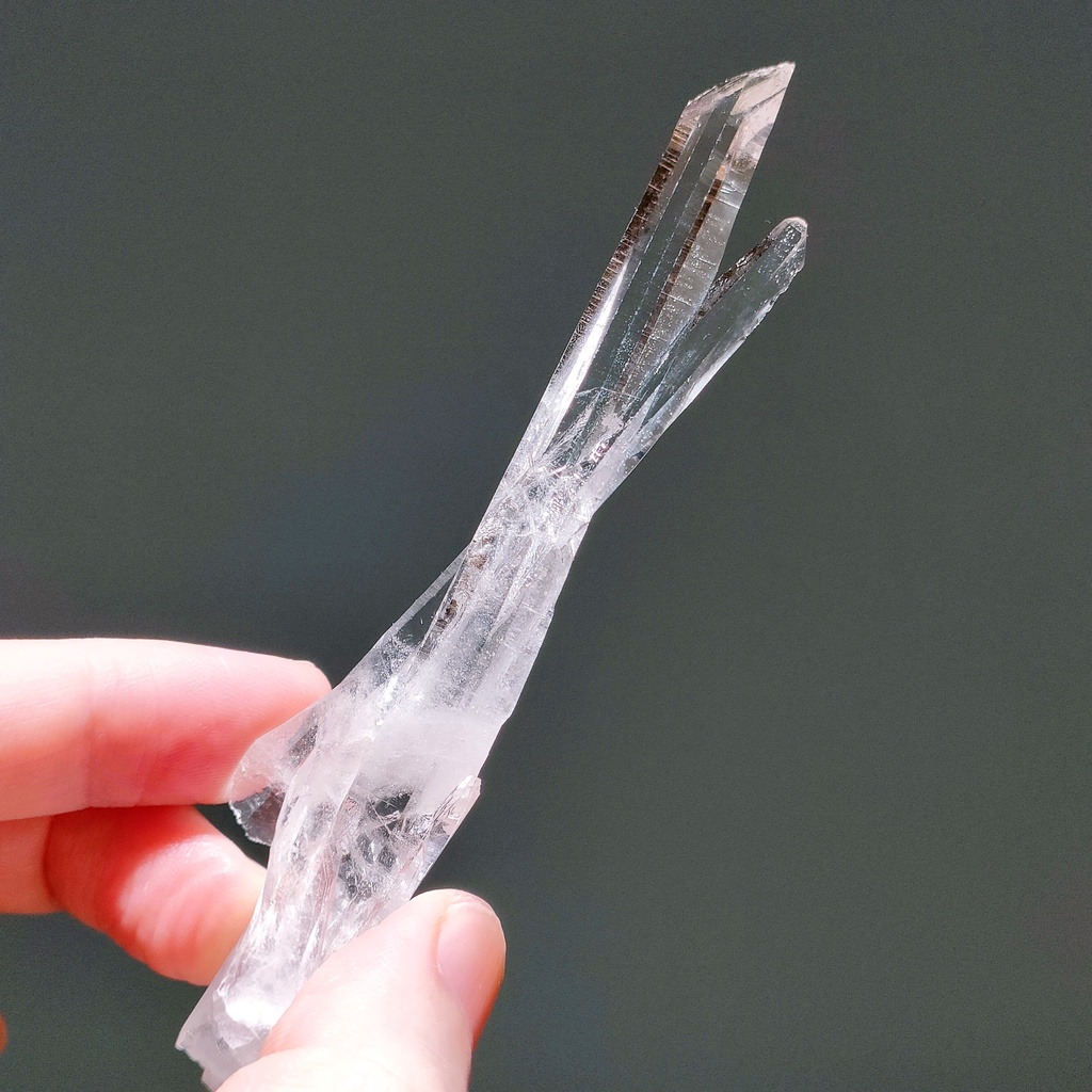 【永恆之光礦石】水晶魔法棒 激光柱 雷射激光柱 種子水晶 藍針 哥倫比亞水晶 (哥雷倫比亞水晶3號)