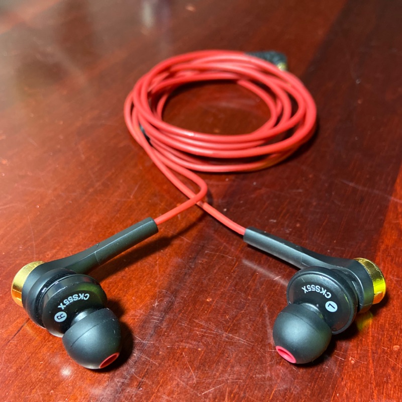 [二手］鐵三角 重低音耳塞式耳機 ATH CKS55X audio technica