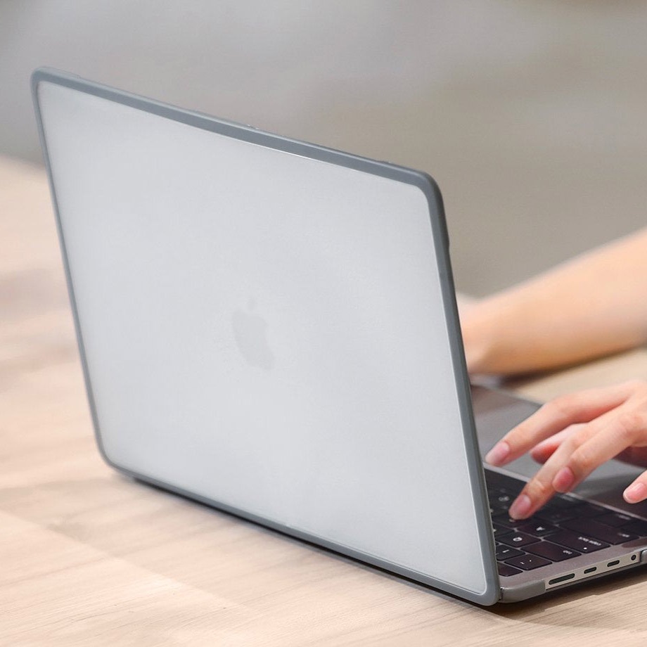 UNIQ Venture 360 度全包 2022 MacBook Pro 13吋 M2款 防刮電腦保護殼, 灰邊