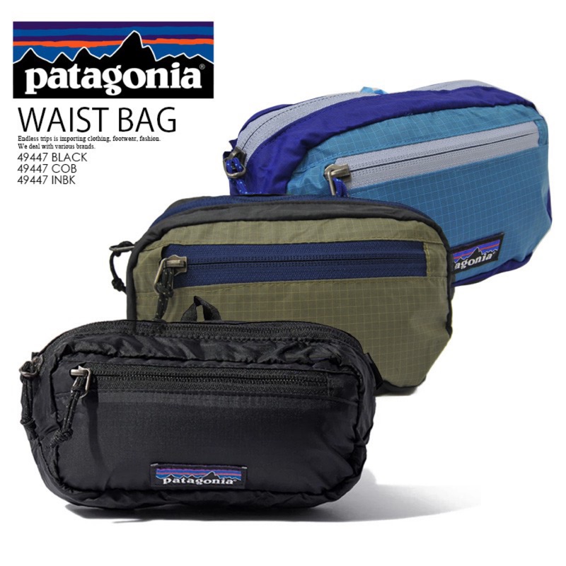 《查爾斯》 現貨 Patagonia 1L Mini Hip Pack 經典 logo  收納包 小包 登山包