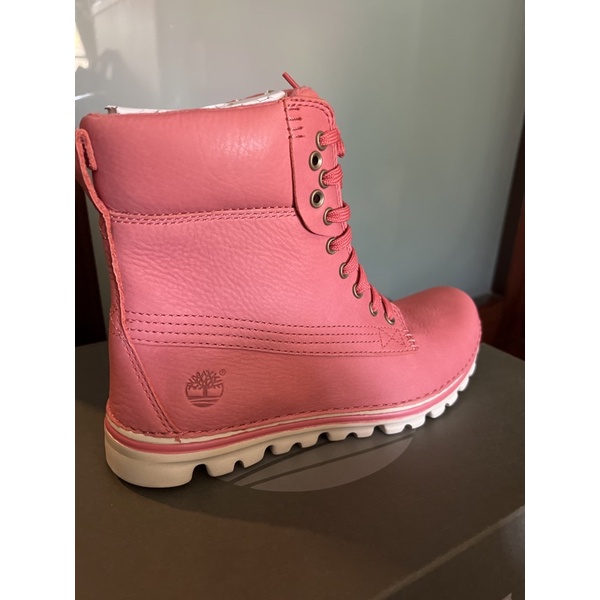 timberland 粉紅色輕版 女靴