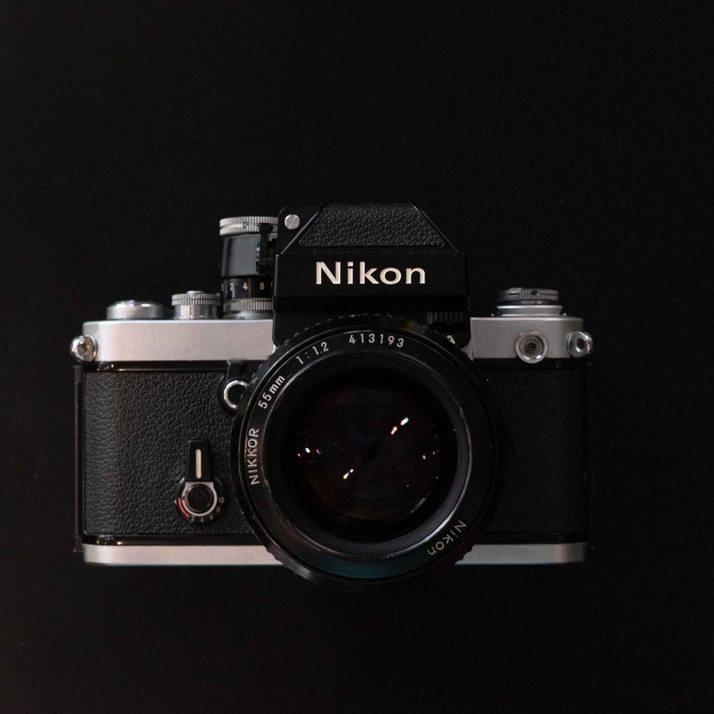 Nikon F2A 銀機+鏡頭55mm 1.2 Ai'd K版組合