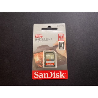 增你強台灣公司貨 Sandisk 64GB 記憶卡 SDXC UHS-1