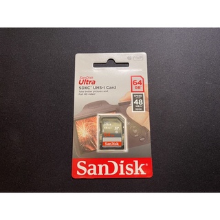 增你強臺灣公司貨 Sandisk 64GB 記憶卡 SDXC UHS-1