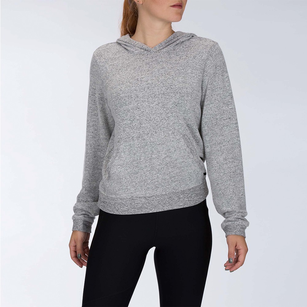 HURLEY｜女 HRLY CHILL FLEECE PO BLACK 帽T