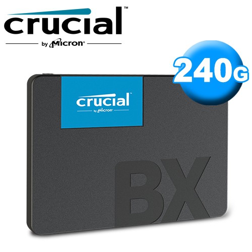 Micron美光 Crucial 2.5吋 SATA固態硬碟 BX500 240G 480G 1TB 廠商直送