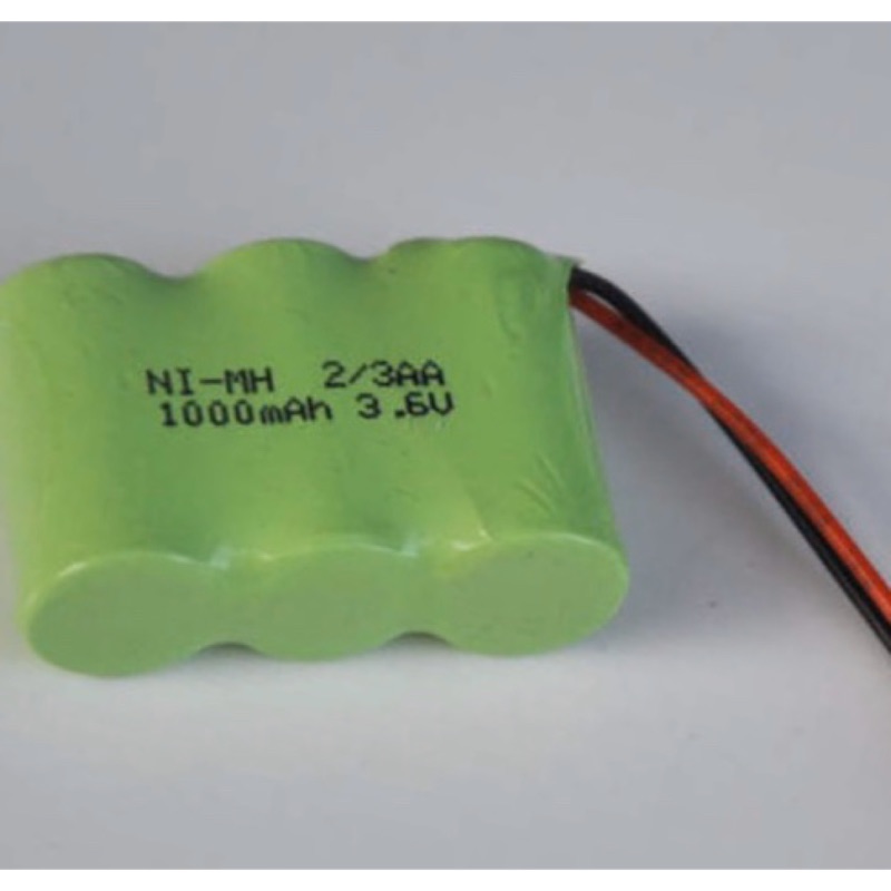 3.6v 充電 電池 2/3 AA 3號1800mAh SM接頭, JST接頭均可訂製（700mAh適用參考）