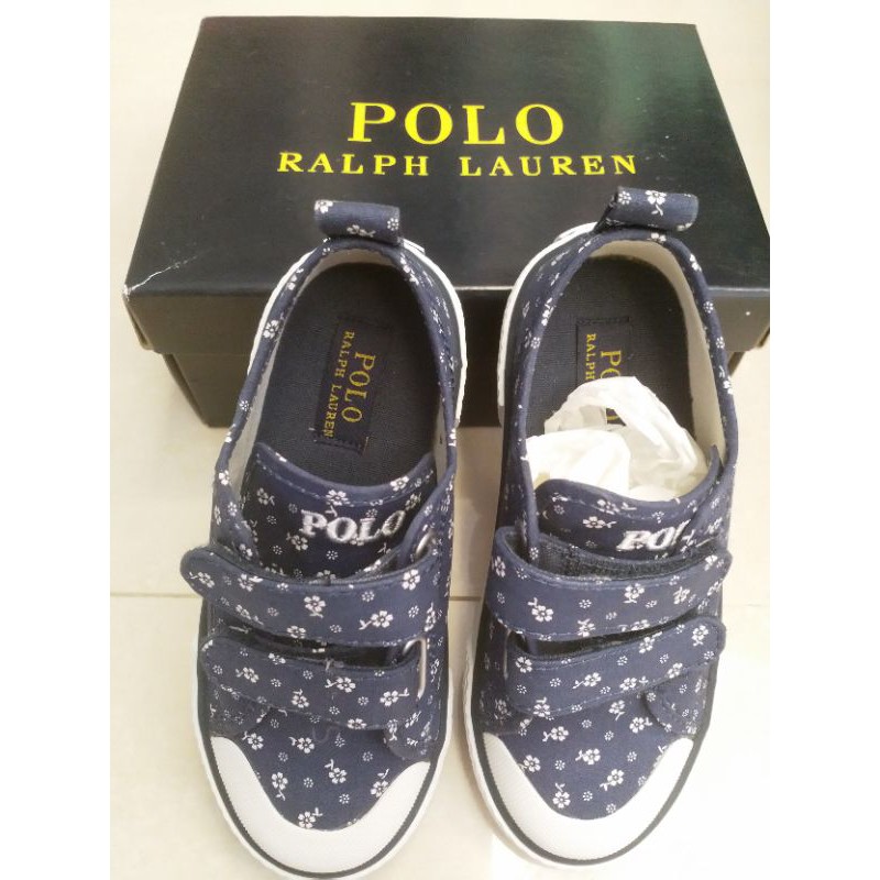 正版免運費 POLO Ralph Lauren 女童運動鞋 全新未穿
