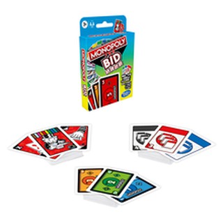 【玩具倉庫】 【MONOPOLY 地產大亨】BID 競標卡牌遊戲/紙牌交易遊戲基本版 中文版的 桌遊 親子 同樂