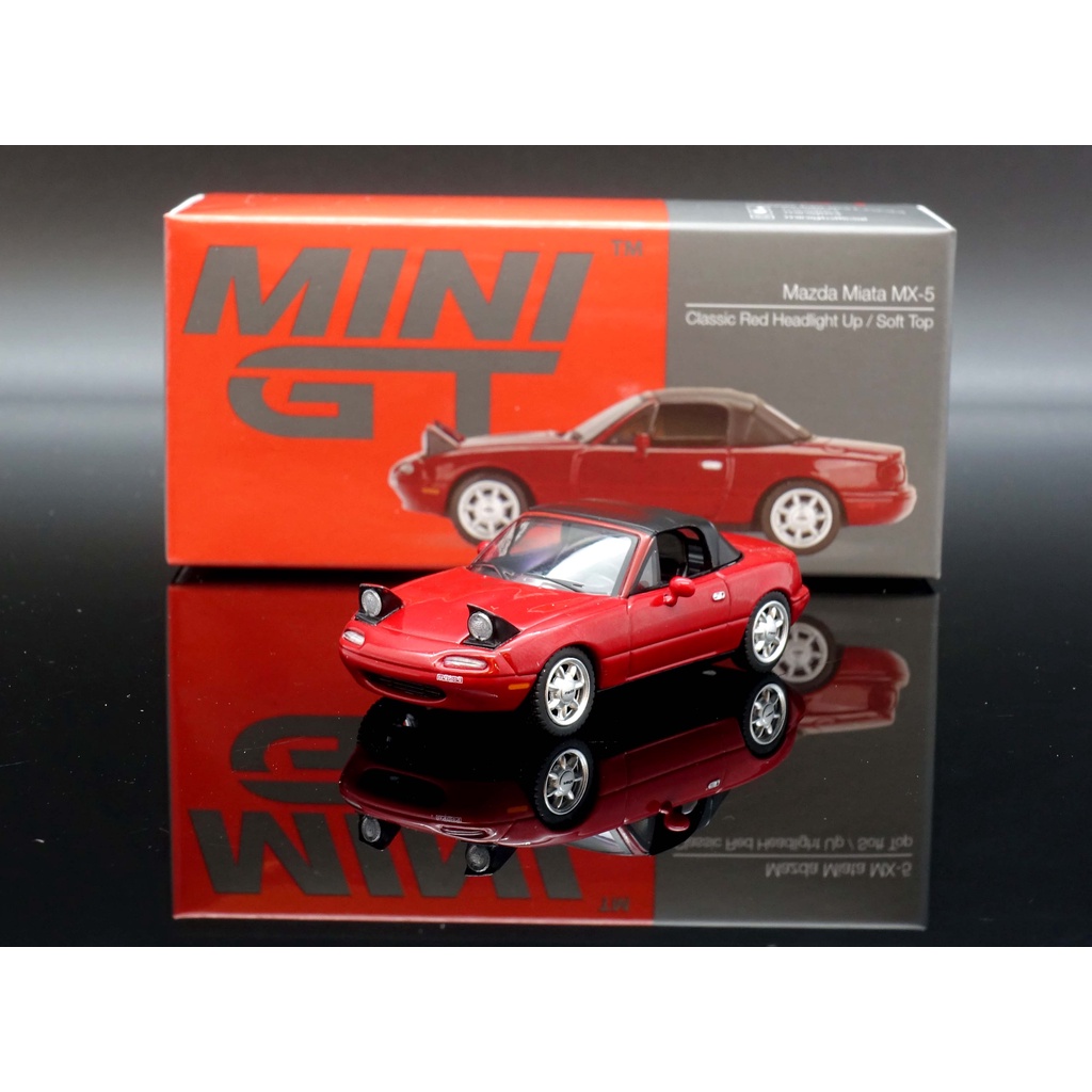 【MASH】縣貨特價 Mini GT 1/64 Mazda Miata MX-5 (NA) Red 左駕 #361