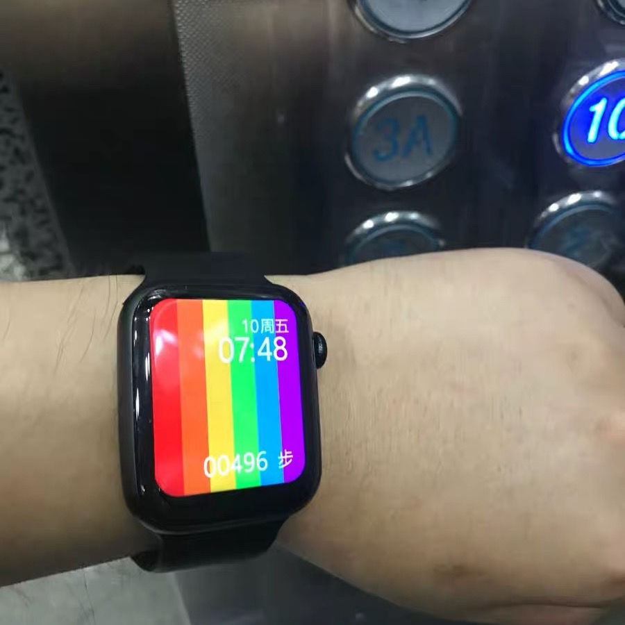 現貨華強北復刻版w6智能手表多功能支付手環男女血壓體溫蘋果安卓通用 蝦皮購物